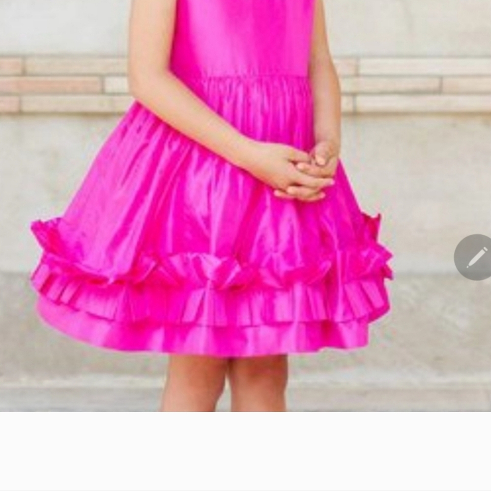 size 2 Oscar de la Renta Fuschia Party Dress